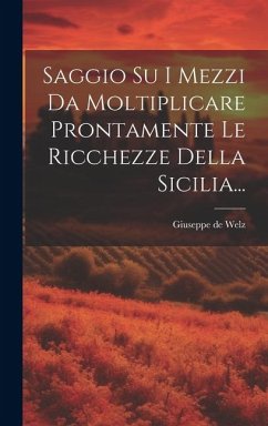 Saggio Su I Mezzi Da Moltiplicare Prontamente Le Ricchezze Della Sicilia... - Welz, Giuseppe De