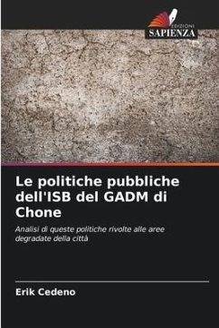 Le politiche pubbliche dell'ISB del GADM di Chone - Cedeño, Erik