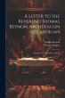 A Letter to the Reverend Thomas Beynon,... - Bild 1