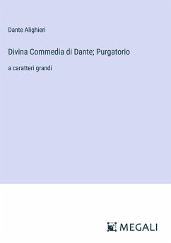 Cover Divina Commedia di Dante; Purgatorio