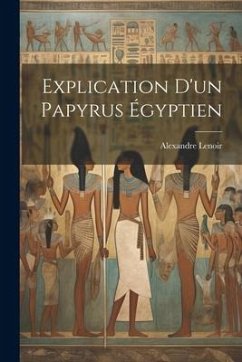 Explication D'un Papyrus Égyptien - Lenoir, Alexandre