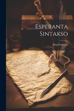 Esperanta Sintakso - Fruictier, Paul