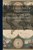 Le Isole Nella Geographia Generalis Di Bernardo Varenio (Anno 1650)