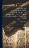 Akademiske Afhandlinger Til Professor Dr. Sophus Bugge Ved Hans 25-aars Jubilaeum Den 2den Mai 1899: Fra Taknemmelige Elever