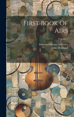 Cover First Book Of Airs: 1597; Volume 1