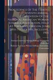 Proceedings Of The Thirty-seventh Annual Convention Of The National American Woman Suffrage Association, Held At Portland, Oregon, June 28th To July 5