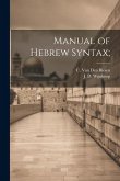 Manual of Hebrew Syntax;