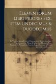 Elementorum Libri Priores Sex, Item Undecimus & Duodecimus: Ex Versione Latina Frederici Commandini. Quibus Accedunt. Trigononometriae Planae & Sphaer