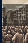 Proposed Minimum Wage Law For Wisconsin: Bill, 317 S, Introduced By Senator Kleczka And 799 A, Introduced By Assemblyman Stern