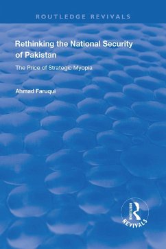Cover Rethinking the National Security of Pakistan (eBook, ePUB)