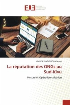 La réputation des ONGs au Sud-Kivu - Guillaume, OMBENI INNOCENT