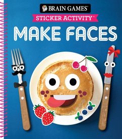 Brain Games - Sticker Activity: Make Faces (for Kids Ages 3-6) - Publications International Ltd; Brain Games; New Seasons