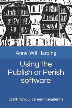 Using the Publish or Perish software - Harzing, Anne-Wil