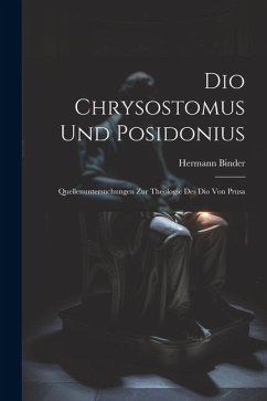 Cover Dio Chrysostomus und Posidonius