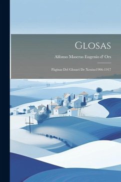 Cover Glosas: Páginas del Glosari de Xenius1906-1917