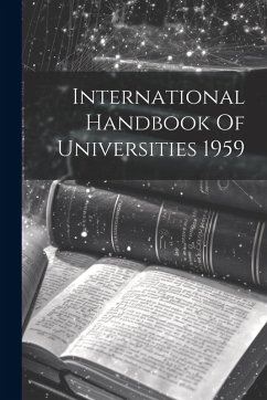Cover International Handbook Of Universities 1959