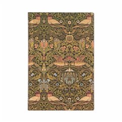 Paperblanks 2024 Morris Birds William Morris 12-Month Flexi Mini Horizontal 176 Pg 100 GSM