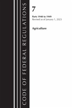 Code of Federal Regulations, Title 07 Agriculture 1940-1949, Revised as of January 1, 2023 - Office Of The Federal Register