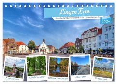 Lingen Ems (Tischkalender 2024 DIN A5 quer), CALVENDO Monatskalender