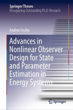 Advances in Nonlinear Observer Design for State and Parameter Estimation in Energy Systems (eBook, PDF) - Cecilia, Andreu