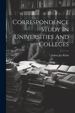 Correspondence Study In Universities And Colleges