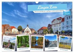 Lingen Ems (Wandkalender 2024 DIN A3 quer), CALVENDO Monatskalender