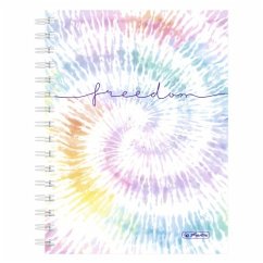 Cover Herlitz Spiralboutiquebuch A5 100 Blatt kariert New Batik Freedom