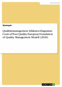 Qualitätsmanagement. Ishikawa-Diagramm, Costs of Poor Quality, European Foundation of Quality Management Modell (2020) (eBook, PDF)