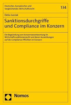 Sanktionsdurchgriffe und Compliance im Konzern - Jusciak, Delia