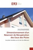 Dimensionnement d'un Réservoir de Récupération des Eaux des Pluies