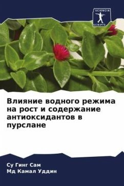 Vliqnie wodnogo rezhima na rost i soderzhanie antioxidantow w purslane - Sam, Su Ging;Uddin, Md Kamal