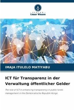 ICT für Transparenz in der Verwaltung öffentlicher Gelder - ITULELO MATIYABU, IMAJA