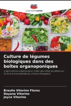 Cover Culture de légumes biologiques dans des boîtes organoponiques