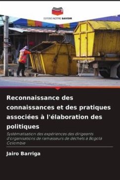 Reconnaissance des connaissances et des pratiques associées à l'élaboration des politiques - Barriga, Jairo