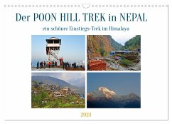 Der POON HILL TREK in NEPAL (Wandkalender 2024 DIN A3 quer), CALVENDO Monatskalender - Senff, Ulrich