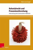 Kolonialrecht und Provenienzforschung (eBook, PDF)