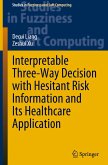 Interpretable Three-Way Decision with Hesitant Risk Information and Its Healthcare Application