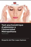 Test psychométrique d'admission à l'Universidad Metropolitana