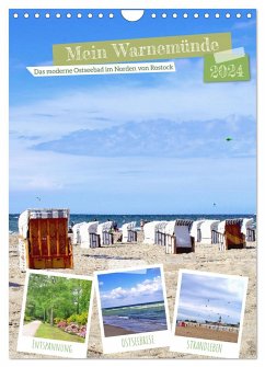 Mein Warnemünde - Das moderne Ostseebad im Norden von Rostock (Wandkalender 2024 DIN A4 hoch), CALVENDO Monatskalender