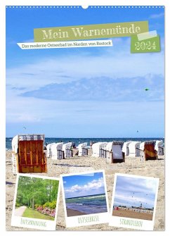 Mein Warnemünde - Das moderne Ostseebad im Norden von Rostock (Wandkalender 2024 DIN A2 hoch), CALVENDO Monatskalender
