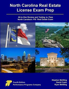 North Carolina Real Estate License Exam Prep: All-in-One Review and Testing to Pass North Carolina's PSI Real Estate Exam - Mettling, Stephen; Cusic, David; Mettling, Ryan