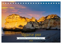 Algarve pur (Tischkalender 2024 DIN A5 quer), CALVENDO Monatskalender - Michalzik, Paul