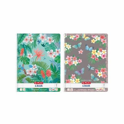 Herlitz Spiralblock A4 Ladylike 80 Blatt Lineatur 28, 1 Stück sortiert Herlitz Spiralblock A4 Ladylike 80 Blatt Lineatur 28, 1 Stück sortiert