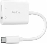 Belkin RockStar 3,5mm Audio- und USB-C Ladeadap. weiß NPA004btWH