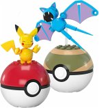 MEGA Pokémon POKÉ BALL COLL. (COLL. OF 3) - PIKACHU AND ZUBAT (OS)