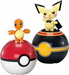 MEGA Pokémon POKÉ BALL COLL. (COLL. OF 3) - CHARMANDER AND PICHU (OS)