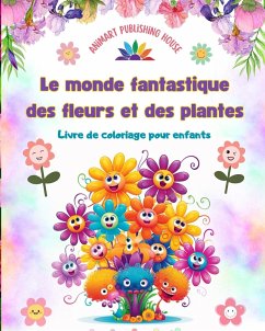 Le monde fantastique des fleurs et des plantes - Livre de coloriage pour enfants - Adorables créatures de la nature - House, Animart Publishing