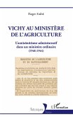 Vichy au ministère de l'agriculture