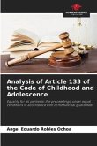 Analysis of Article 133 of the Code of Childhood and Adolescence