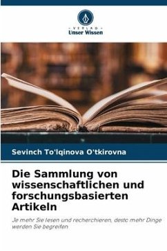 Die Sammlung von wissenschaftlichen und forschungsbasierten Artikeln - To'lqinova O'tkirovna, Sevinch